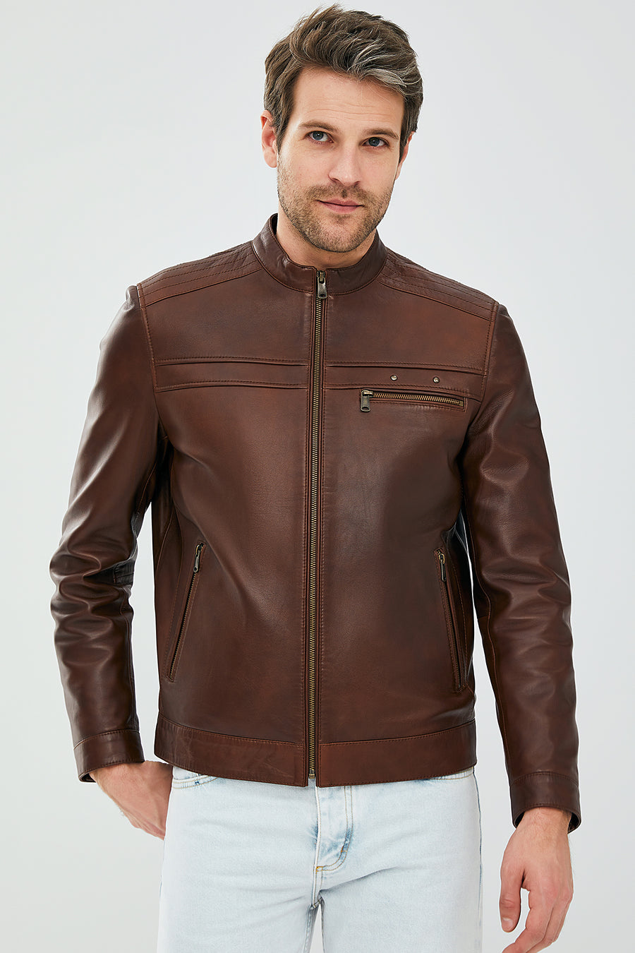 Henry Men's Leather Jacket
