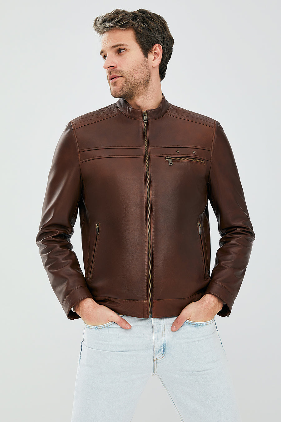 Henry Men's Leather Jacket