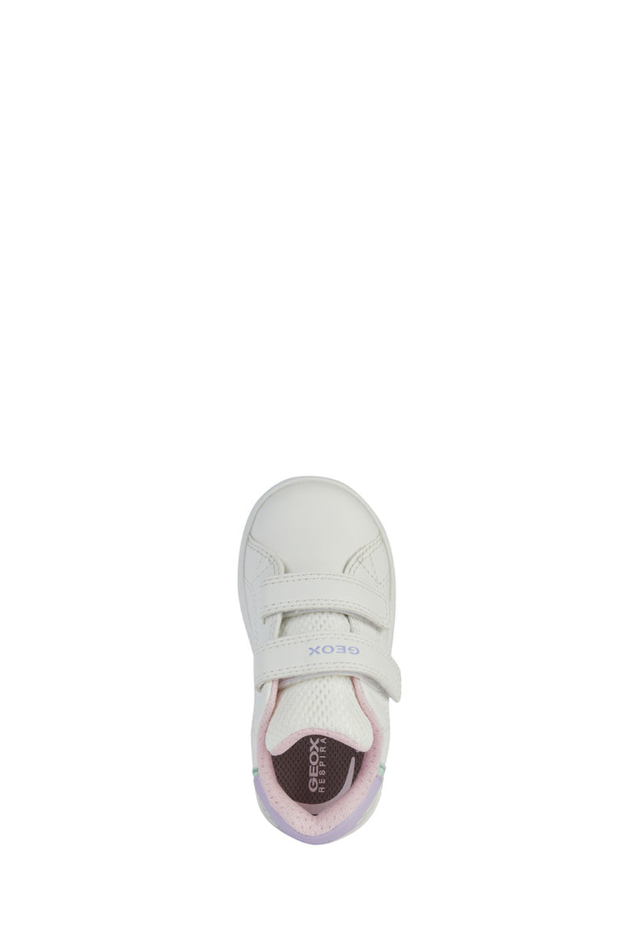 Geox Kız Bebek Beyaz Eclyper Bantlı Deri Sneaker