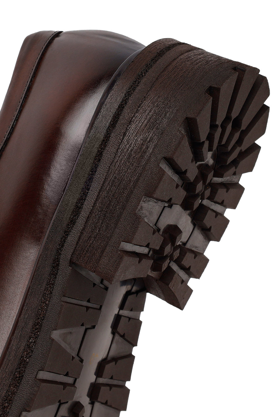 Derimod Black Male Brown Lace-up Leather Casual Shoes