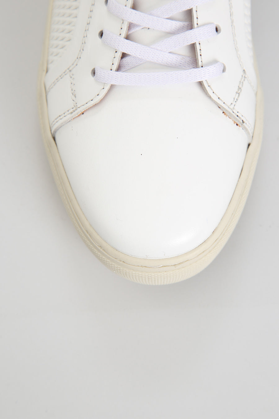 Beyaz Erkek Deri Sneaker