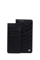 Men's Black Leather Wallet | Derimod