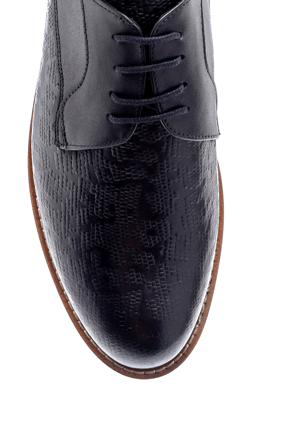 Men's Leather Printed Classic Shoes
