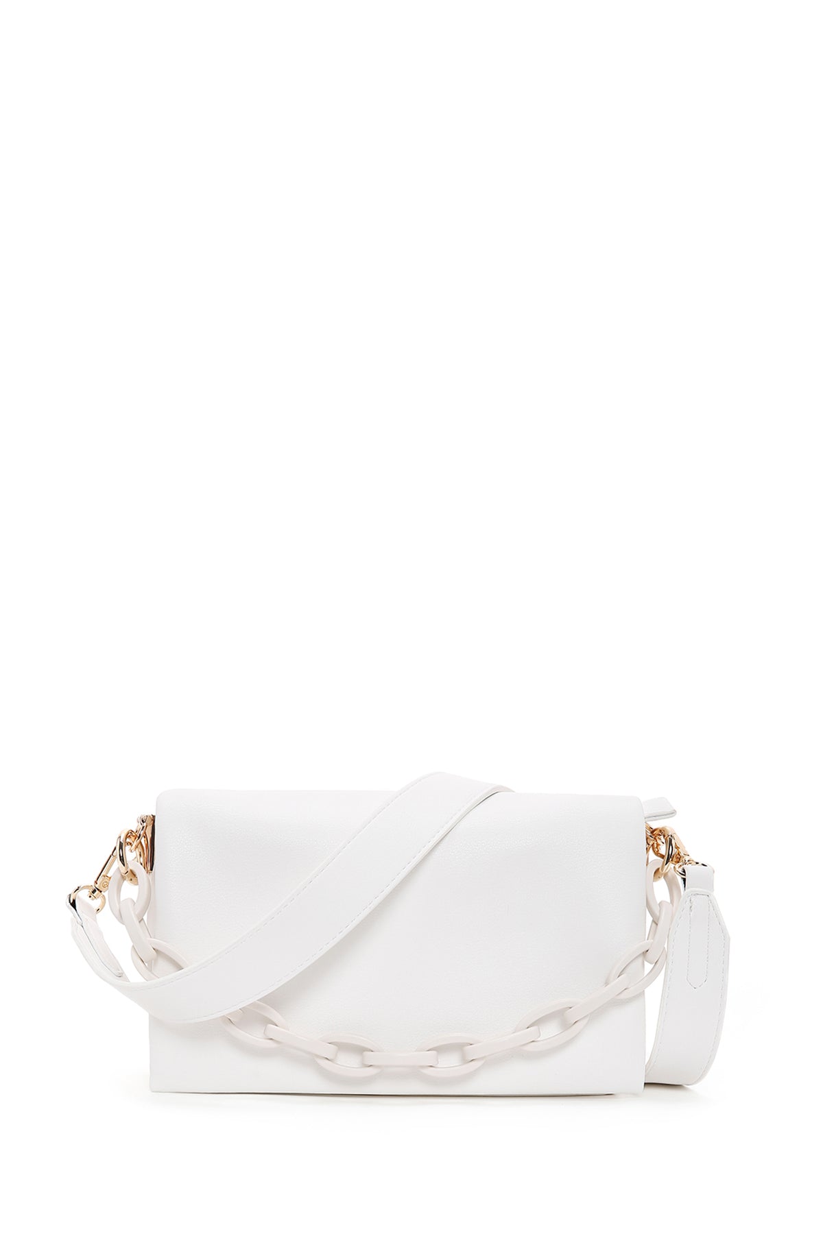 Women's White Long Strap Crossbody Bag 24SBD241718 | Derimod