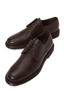 Male Brown Lace-up Leather Casual Shoes | Derimod