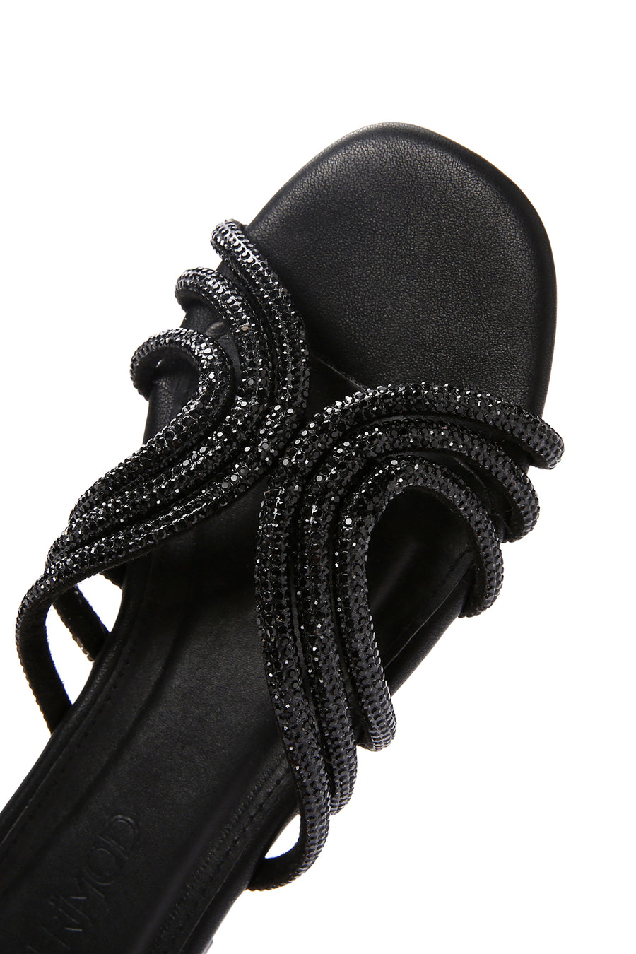 Women's Black Stone Slippers