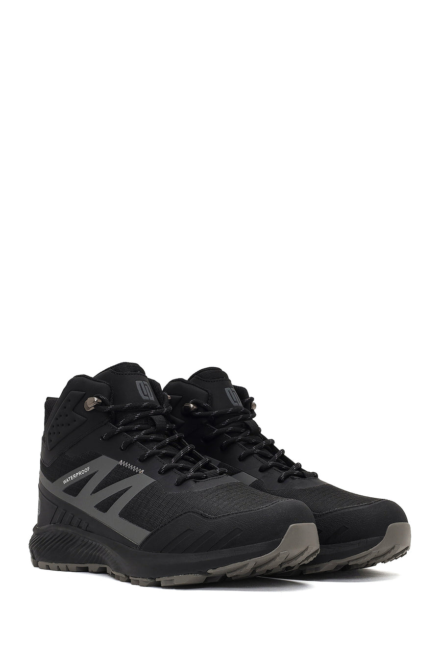 Derimod Dry Men's Black Lace-Up Thick-Soled Outdoor Boot