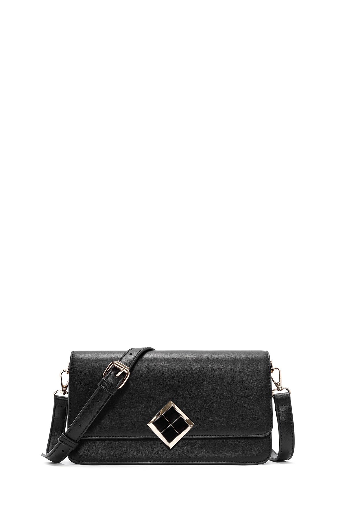 Women's Black Long Strap Shoulder Bag 24WBD282918 | Derimod