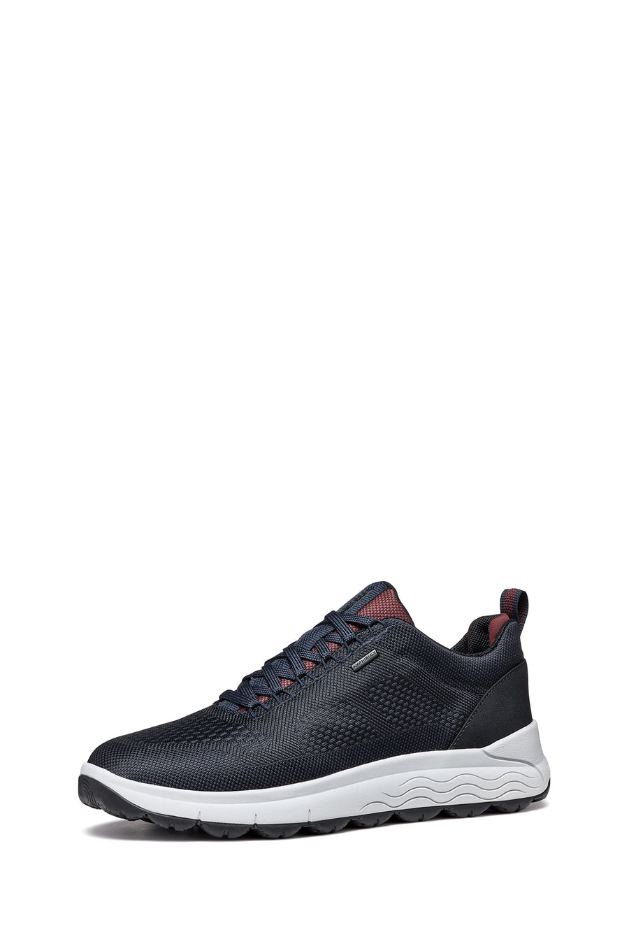 Geox Erkek Lacivert Spherica 4x4 Abx Bağcıklı Waterproof Deri Sneaker