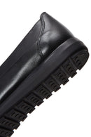 Women's Black Leather Comfort Shoes | Derimod