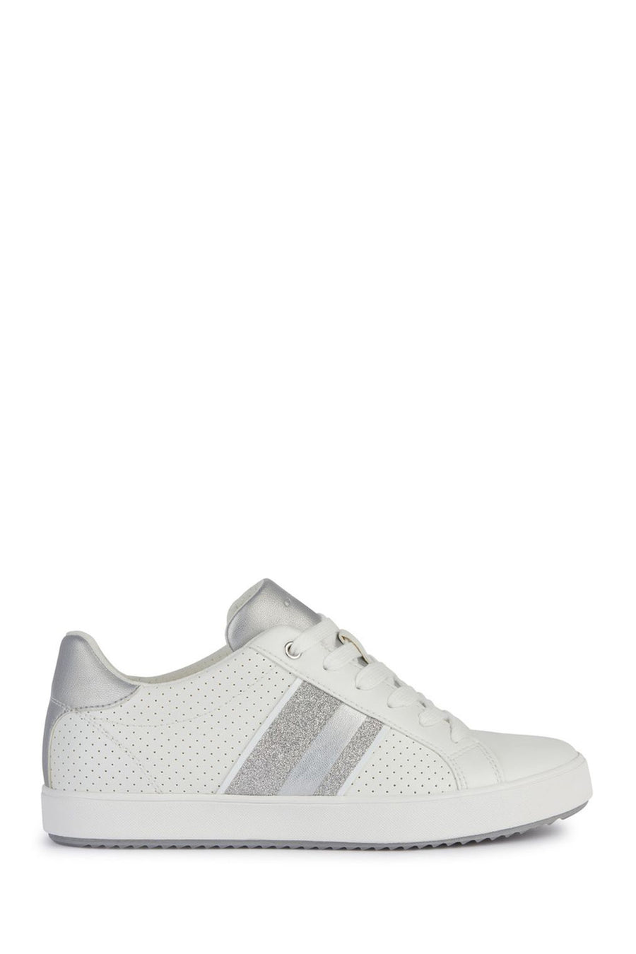 Geox Kadın Beyaz Blomiee Bağcıklı Deri Sneaker D366HF054AJC0007 | Derimod