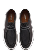 Men's Gray Lace-up Suede Leather Casual Shoes | Derimod