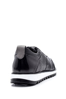 Men's Leather Patterned Sneaker | Derimod