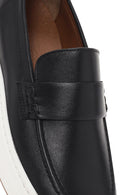 Men's Black Leather Loafer | Derimod