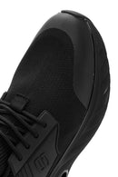Men's Black Lace-Up Fabric Sneakers | Derimod