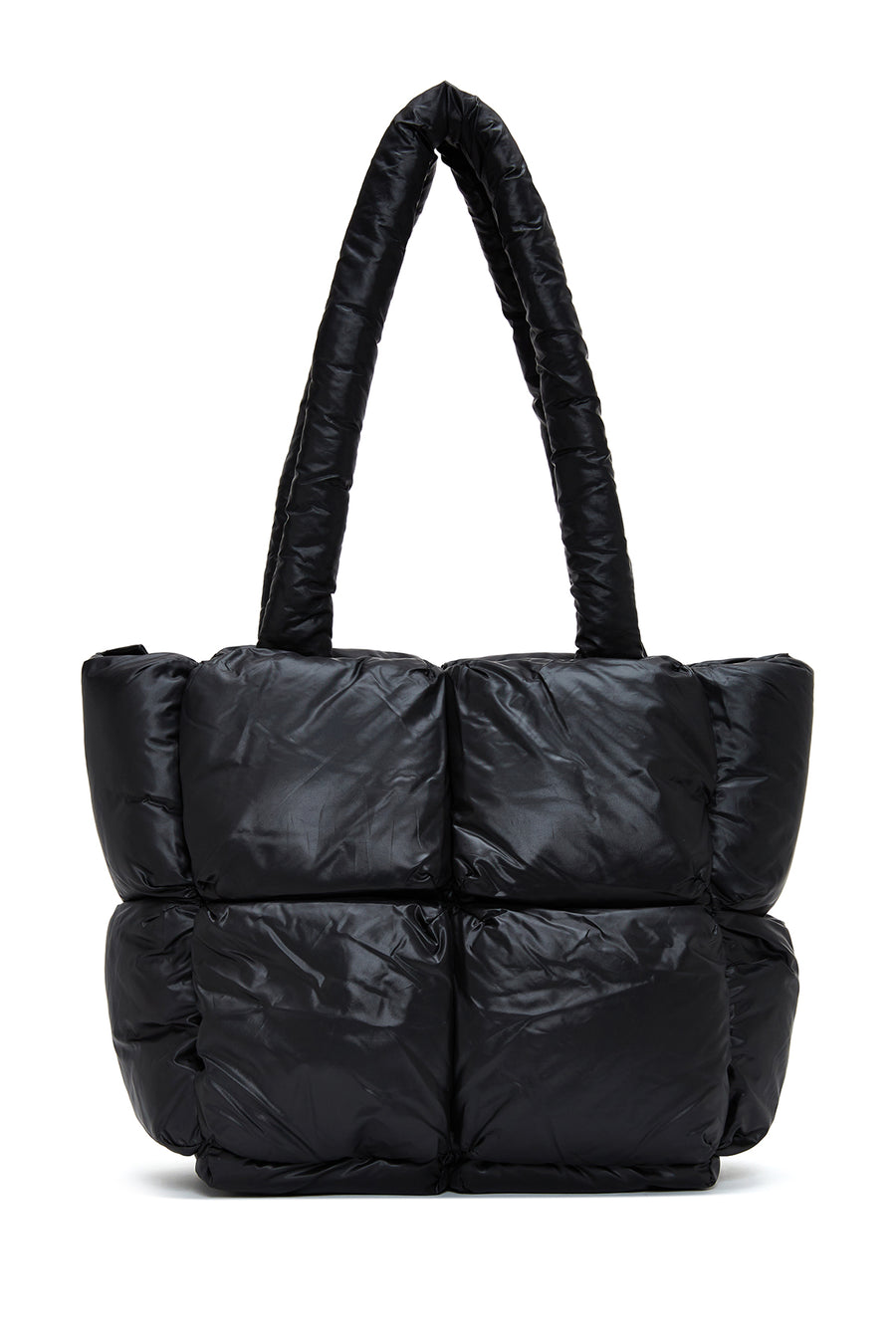 Women's Black Quilted Shoulder Bag