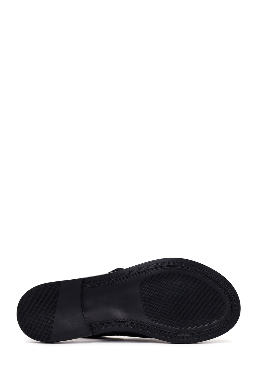 Woman Black Leather Sandal