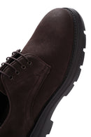 Men's Brown Nubuck Leather Casual Shoes | Derimod