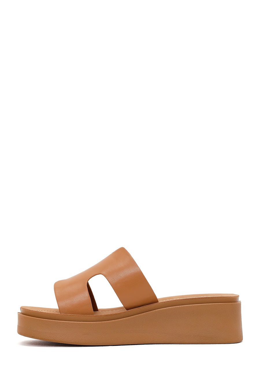Women's Camel Chunky Sole Slippers