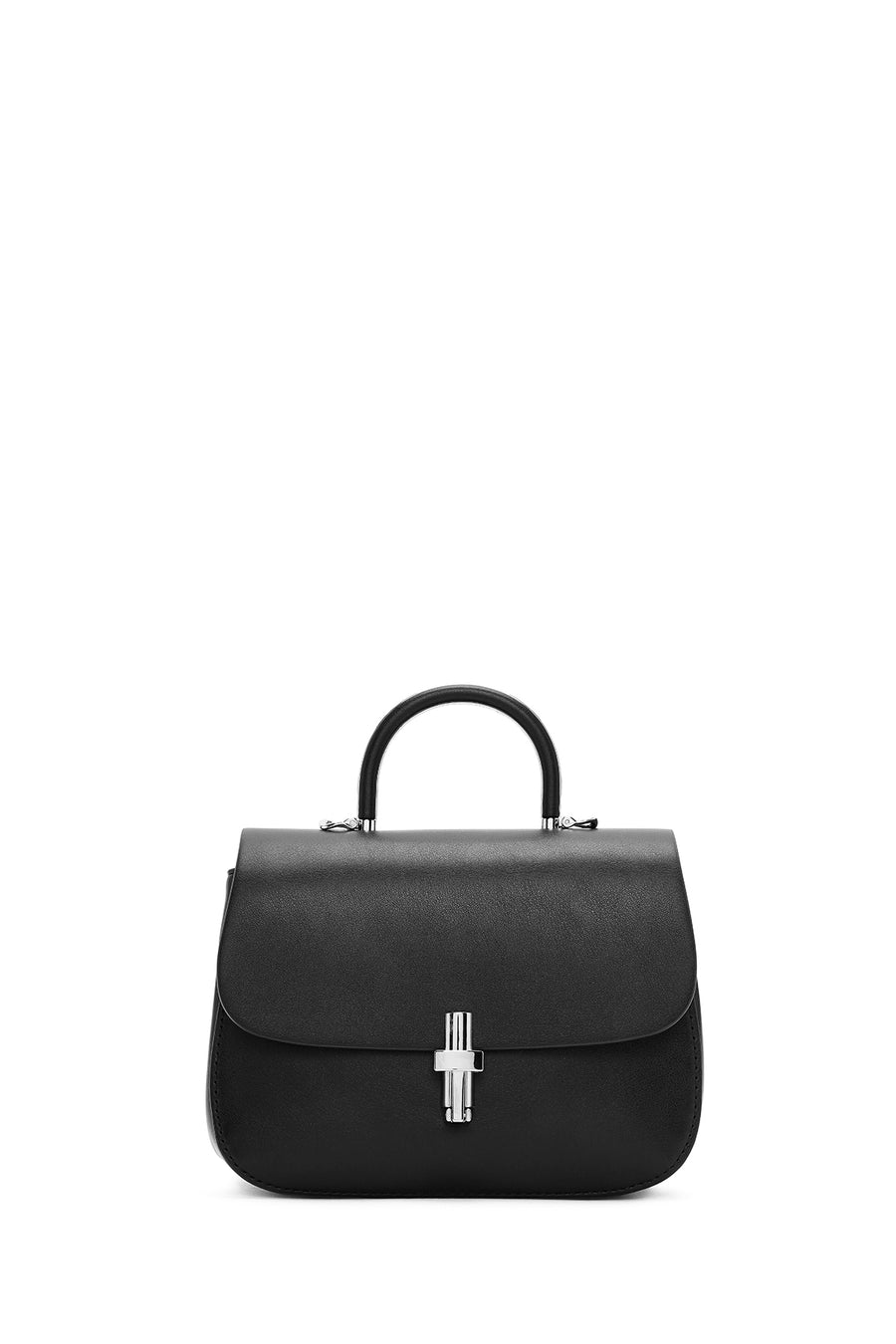 Women's Black Long Strap Classic Handbag