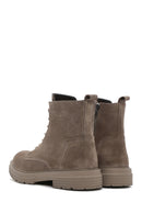 Men's Beige Leather Boots | Derimod