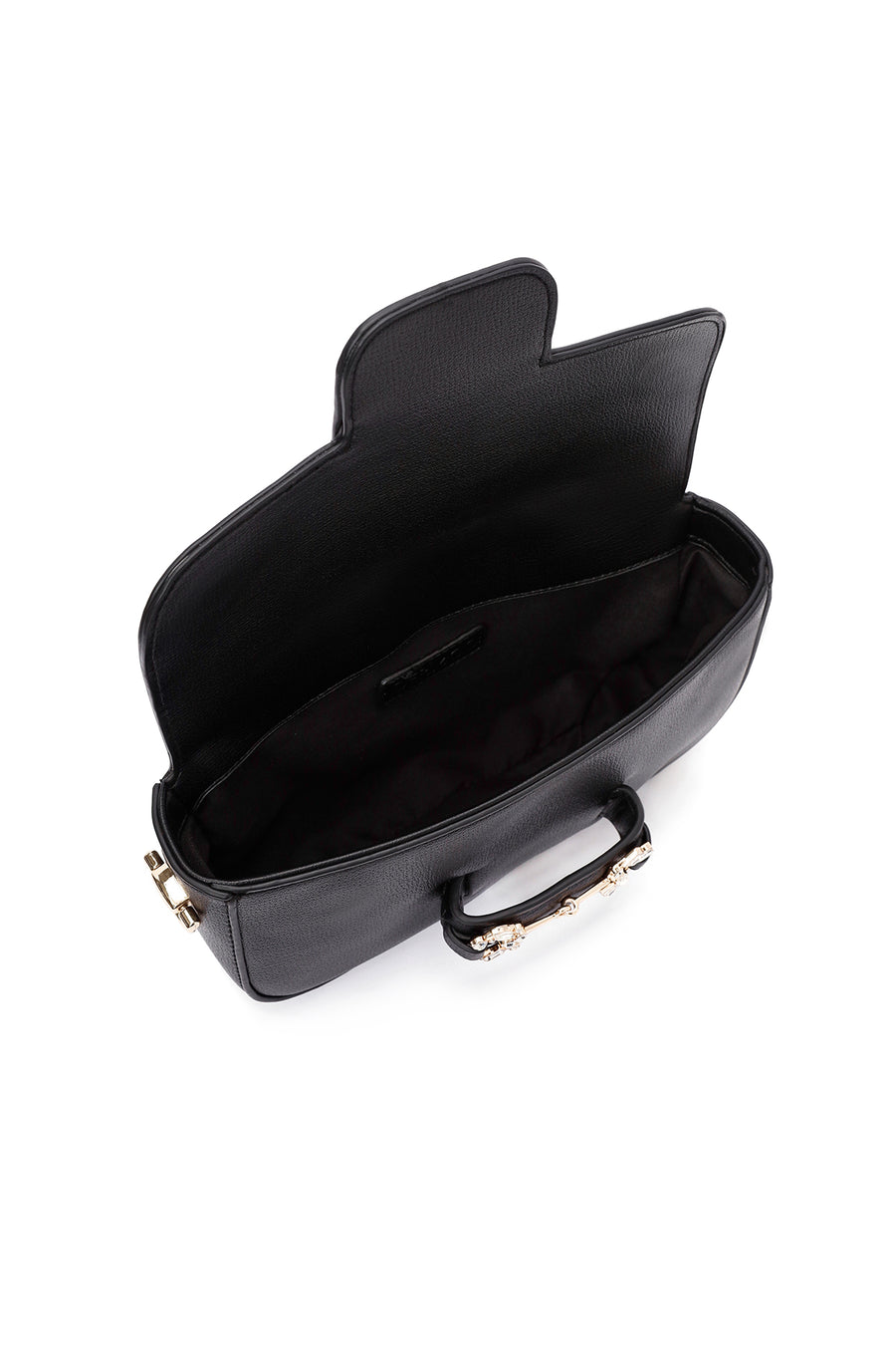Women's Black Long Chain Strap Shoulder Bag