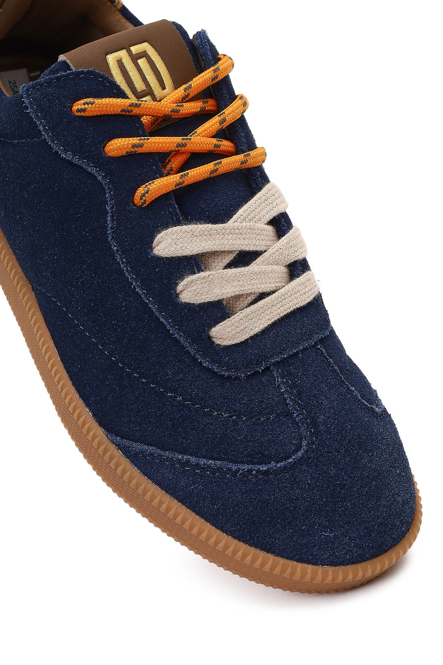 Derimod Studio Kadın Lacivert Bağcıklı Süet Sneaker