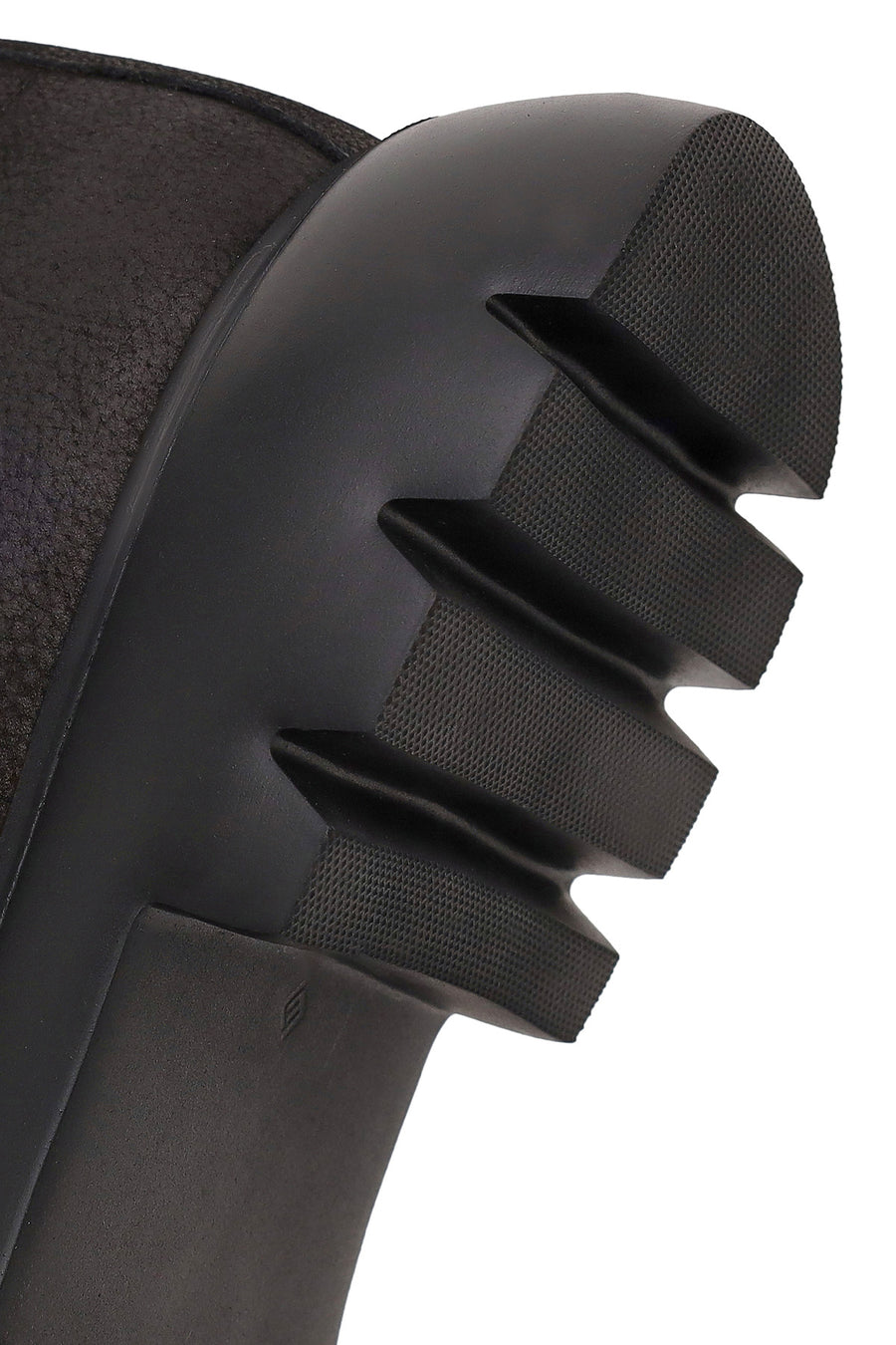 Male Black Lace-up Nubuck Leather Casual Boots