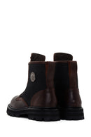 Harley Davidson Men's Dark Brown Jesus Exc Lace-Up Leather Boots | Derimod