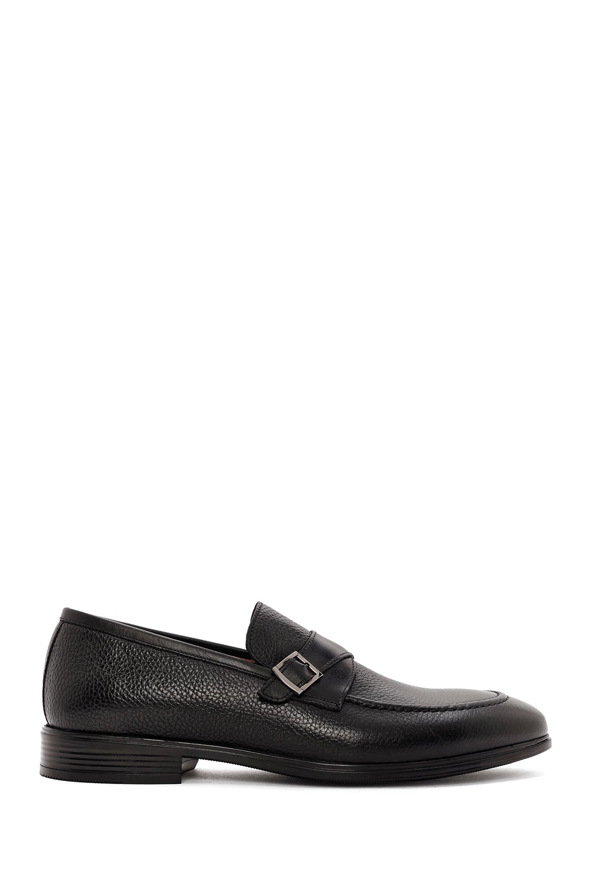 Men's Black Leather Casual Loafer 24WFD7040FT | Derimod