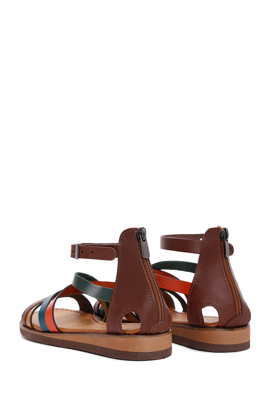
Women's Multicolor Leather Bodrum Sandal
