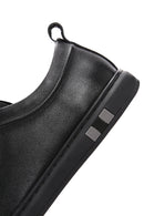 Men's Black Leather Sneaker | Derimod