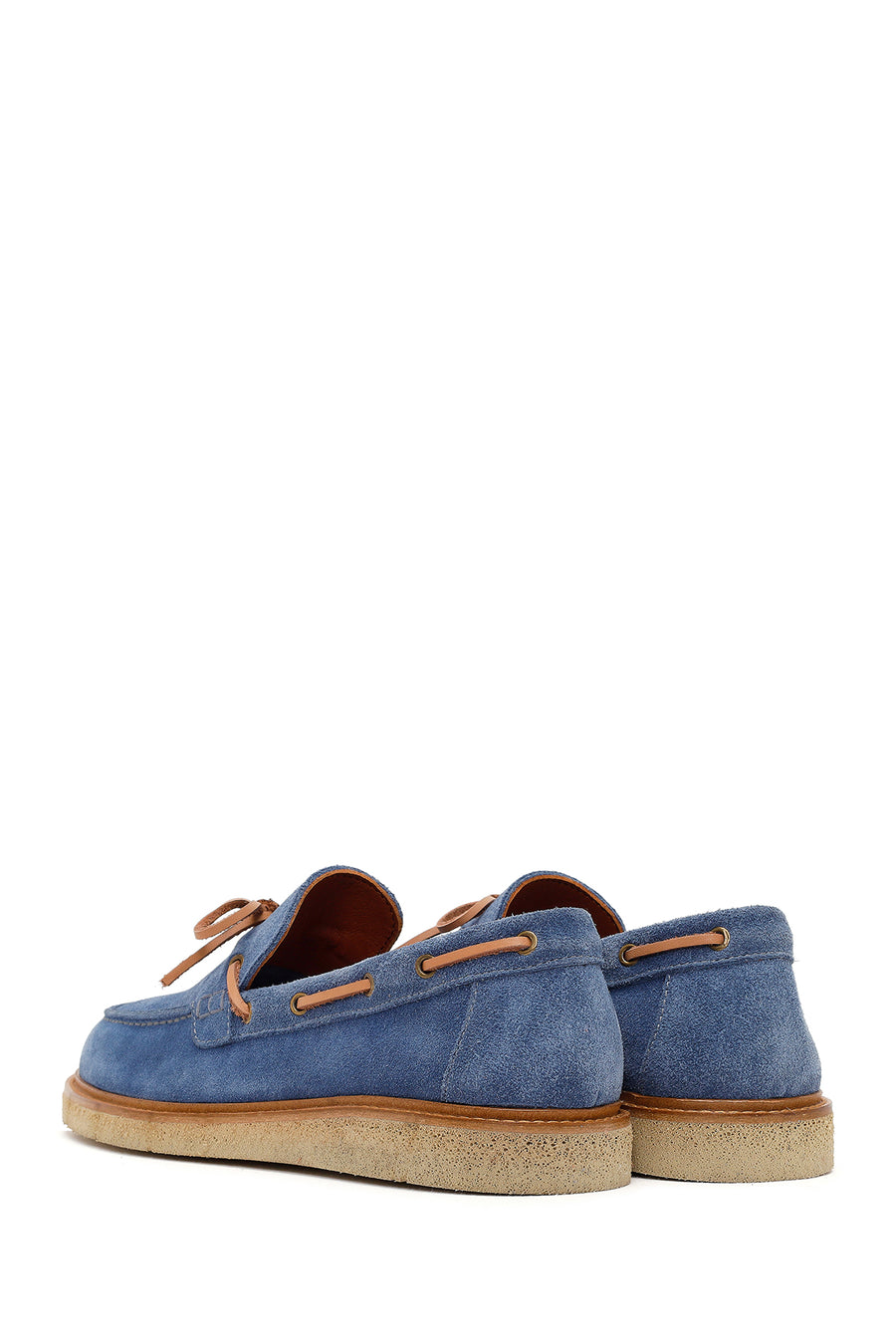Men's Navy Blue Leather Casual Shoes