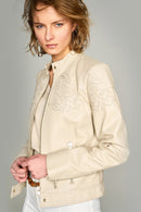 Diana-2 Women's Leather Jacket | Derimod