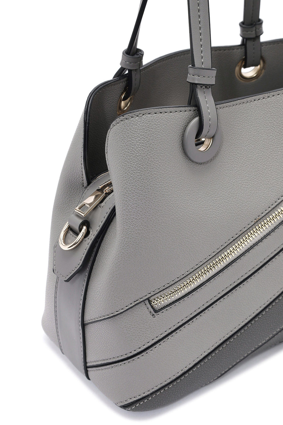 Women's Gray Long Strap Shoulder Bag