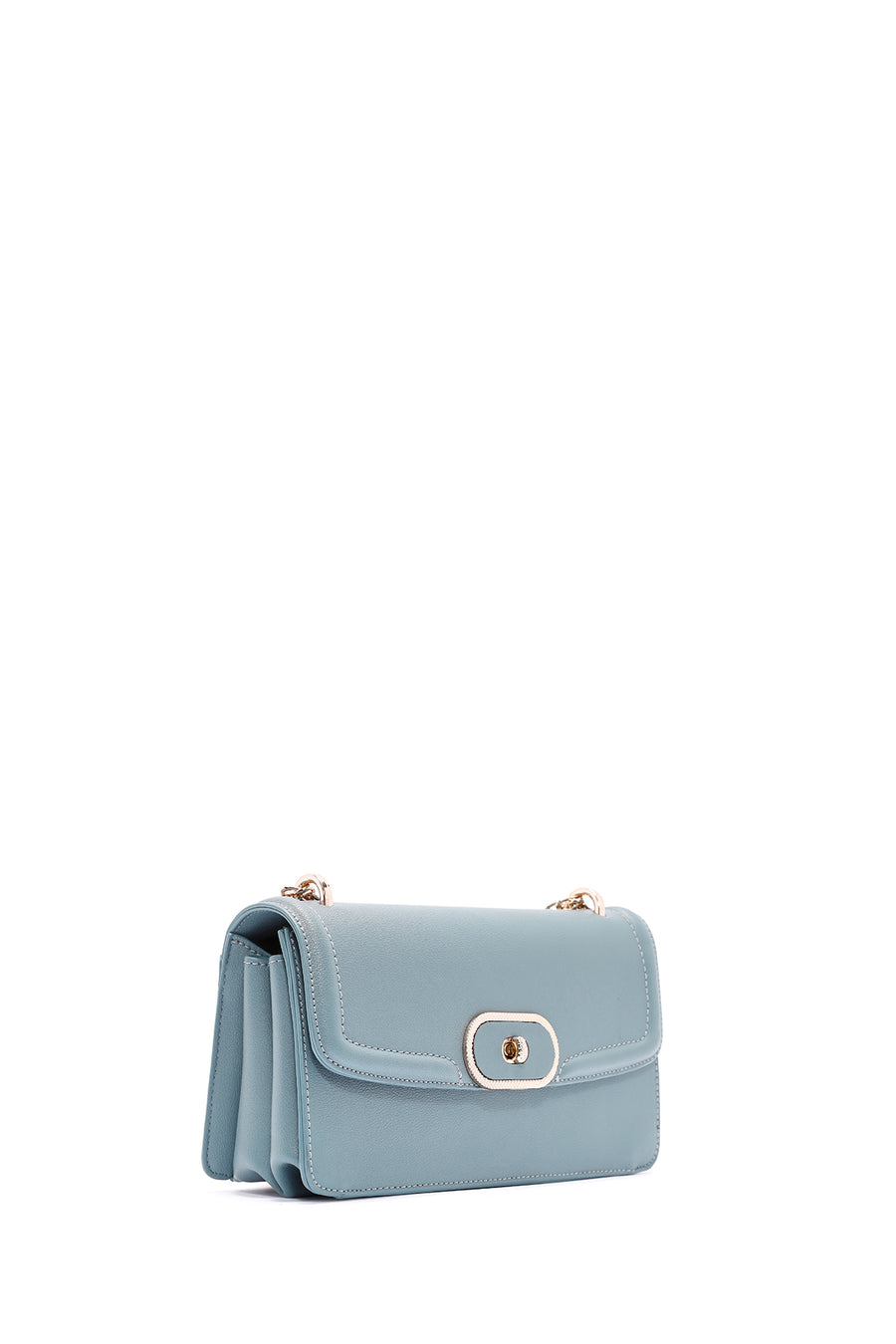Women's Blue Long Chain Shoulder Bag
