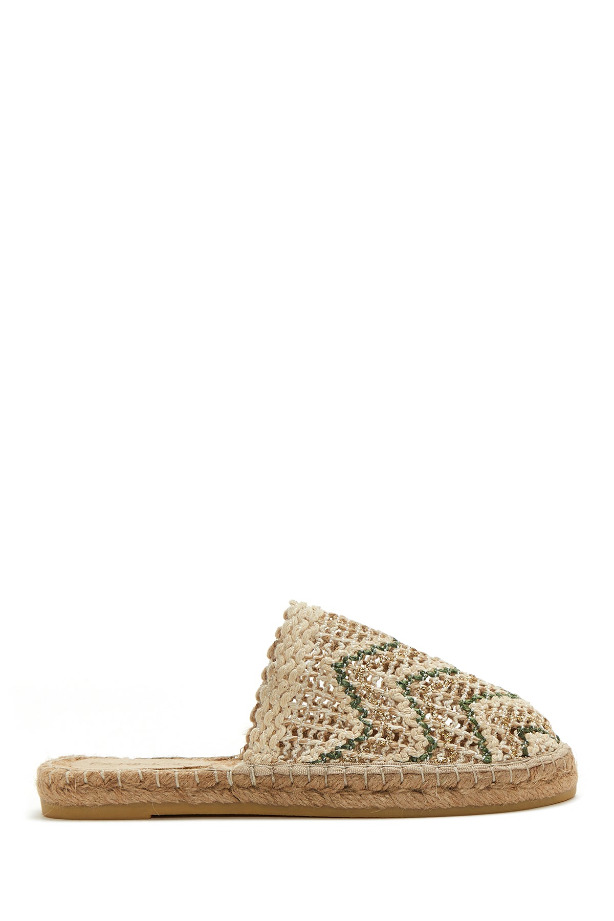 Women's Beige Straw Slippers 22SFD2057M7 | Derimod