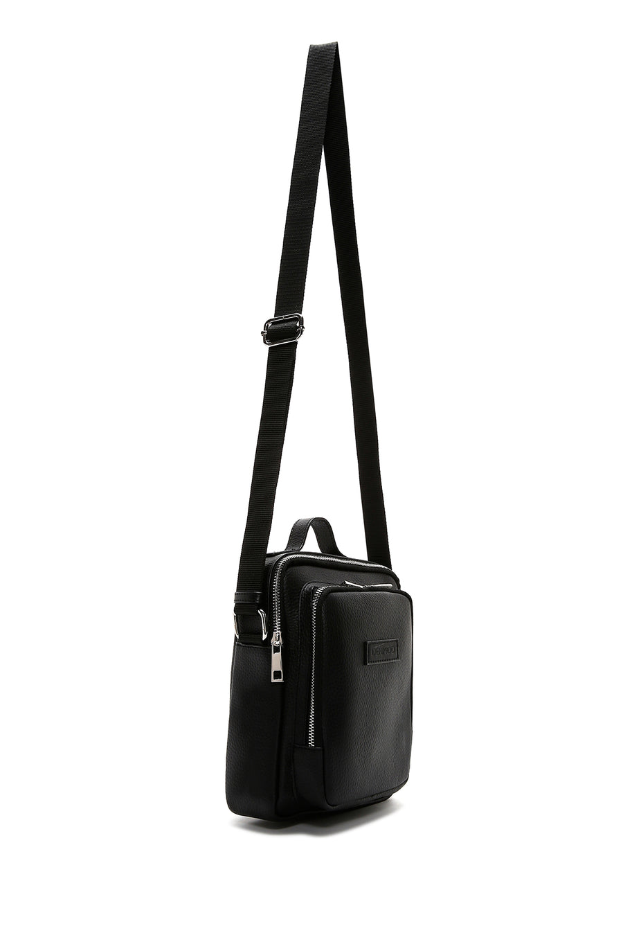 Men's Black Crossbody Bag