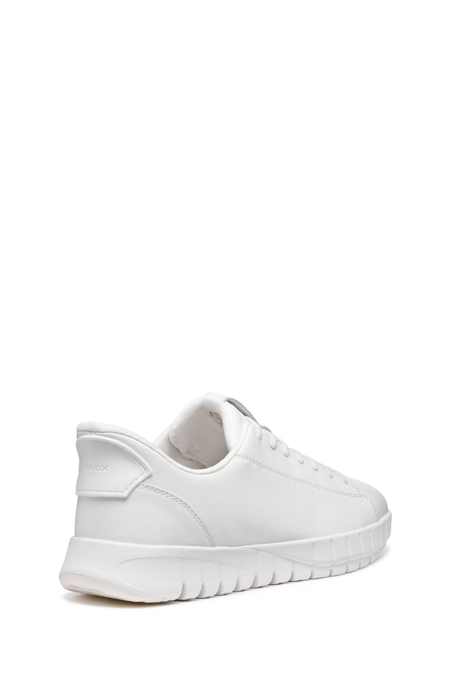 Geox Erkek Beyaz U Flextrıde Plus Bağcıklı Deri Sneaker