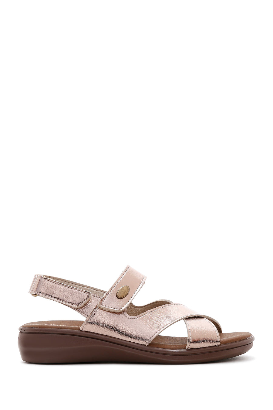 Kadın Platin Comfort Sandalet 23SFE235732 | Derimod