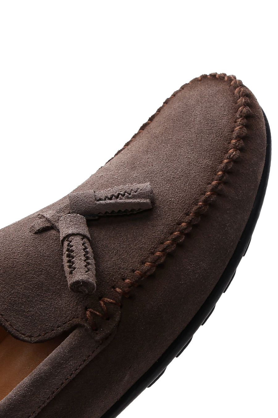 Men's Mink Suede Leather Tasseled Sports Loafer