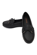 Kadın Siyah Tokalı Loafer | Derimod