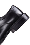 Men's Black Laced Leather Classic Shoes | Derimod