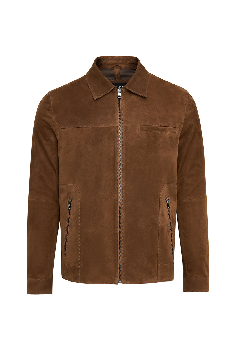 Mark Men's Brown Suede Leather Jacket