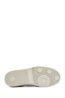 Women's White Lace-Up Leather Sneaker | Derimod