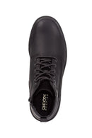 Geox Men's Black Andalo Lace-up Leather Boots | Derimod