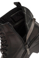 Men's Black Lace-Up Leather Casual Boots | Derimod