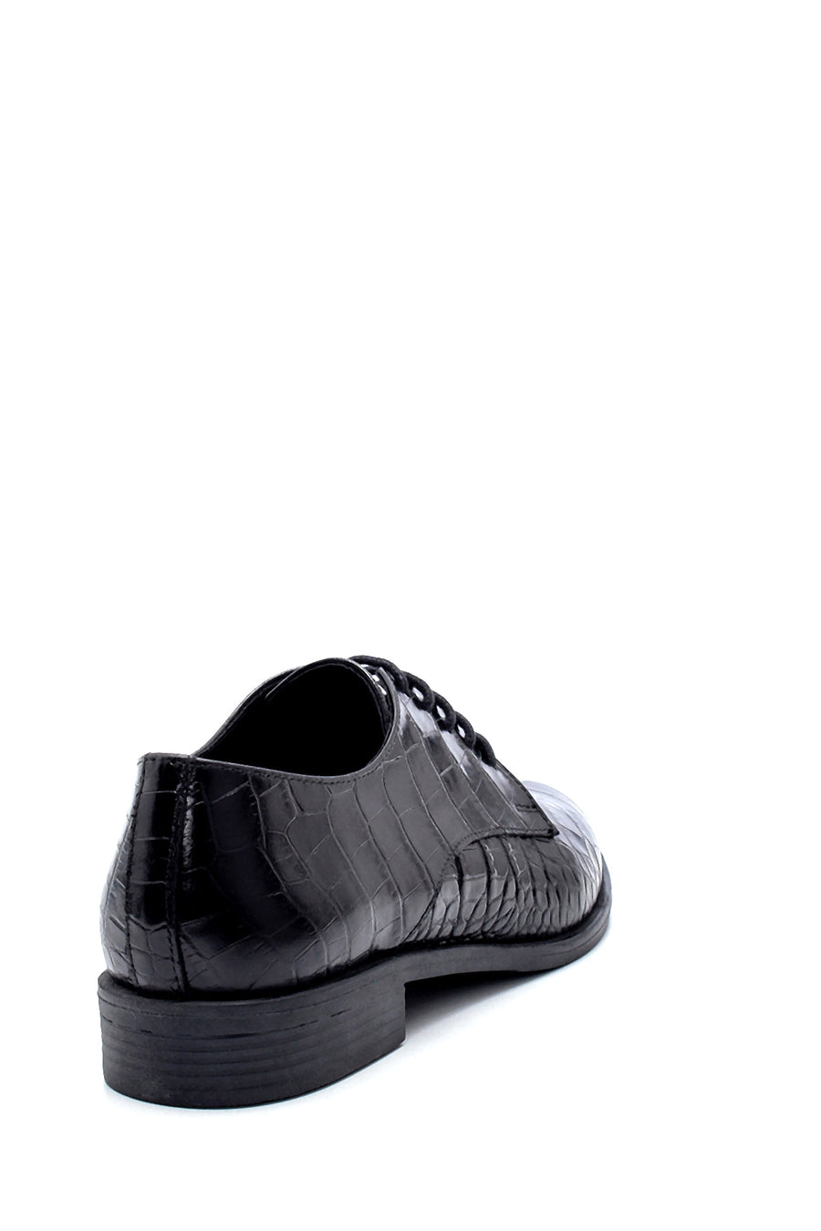 Women's Leather Crocodile Patterned Shoes