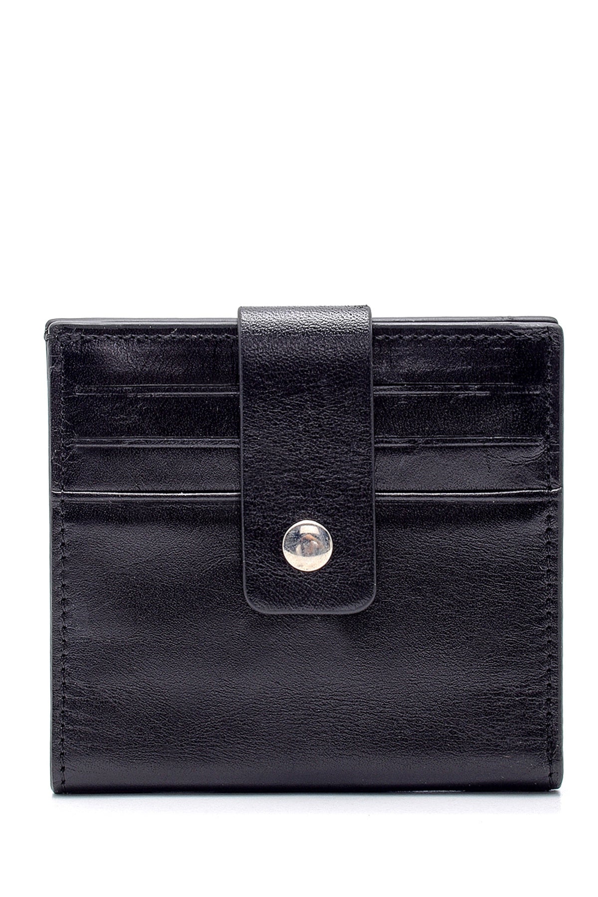 Men's Black Leather Wallet 000A2D310818 | Derimod