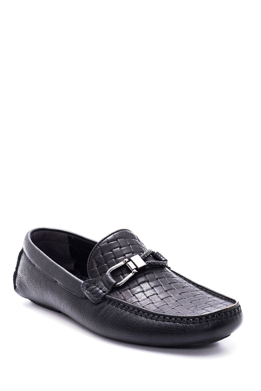 Erkek Deri Baskılı Loafer